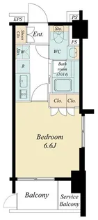 ブランシエスタ浦安【5階】の間取り