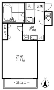 レセーナ滝野川【2階】の間取り