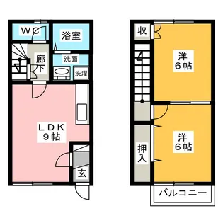 愛知県稲沢市祖父江町山崎本東【一戸建】の間取り
