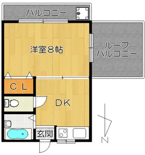 パストラル松戸【3階】の間取り