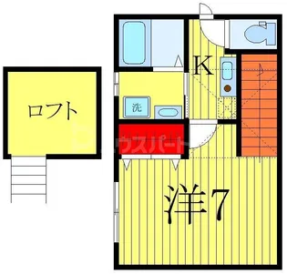 North Small Gold【2階】の間取り
