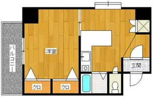 パレドール別府II【3階】の間取り