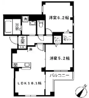 RUANG-ルアン-【2階】の間取り