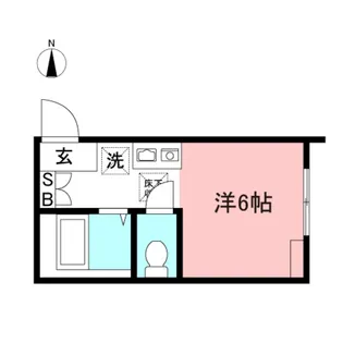 アーヴェル東白楽【2階】の間取り