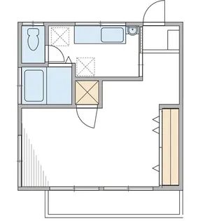 ハイツオオヤマ【1階】の間取り