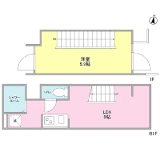 ル・トラン代々木公園の間取り