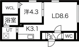 Elm GardenV【4階】の間取り