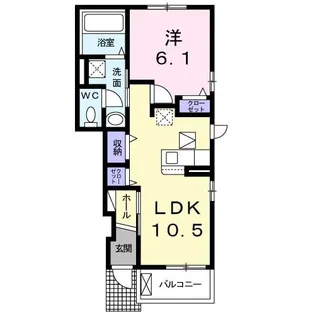 セイバリー・ノア I【1階】の間取り