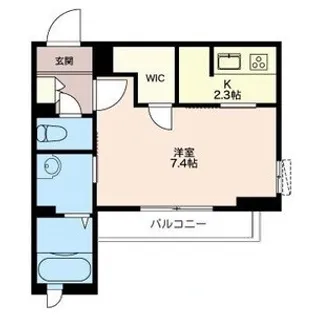クレセントアール【2階】の間取り