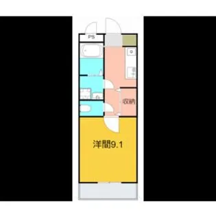 M I CRUISE(V)【2階】の間取り