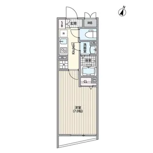 エルファーロ南麻布の間取り