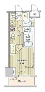 セリオ落合東中野【3階】の間取り