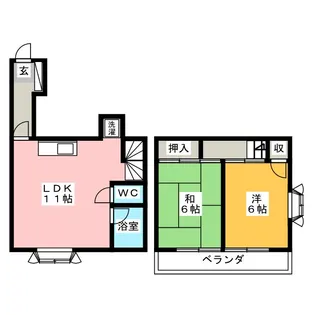 ファイン東百合丘III【3階】の間取り
