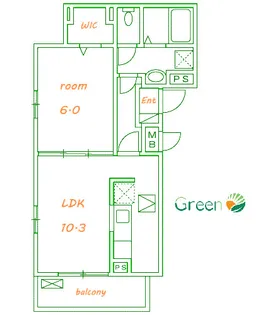 ブライトハウス平塚II【1階】の間取り