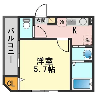 KIHOKU【2階】の間取り