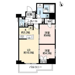 プレール・ドゥーク王子【15階】の間取り