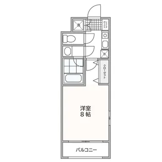 カーサ・モデルナ【2階】の間取り
