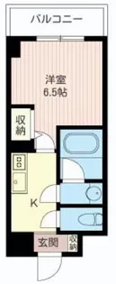 白山ハイツ【5階】の間取り