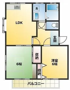 カノヴェーラ新江古田【2階】の間取り