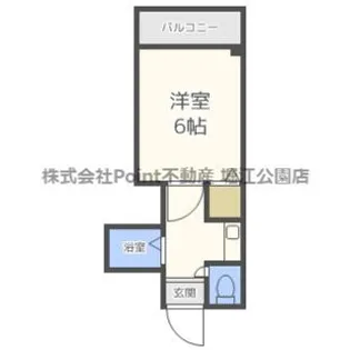 大阪府大阪市中央区東平2【マンション】の間取り