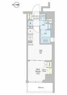 REFRAME 5 Iriya【7階】の間取り