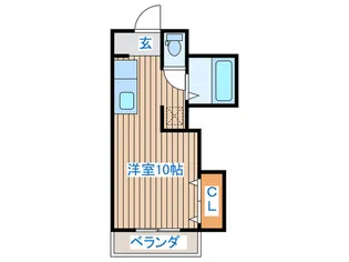 岩間ビル【3階】の間取り