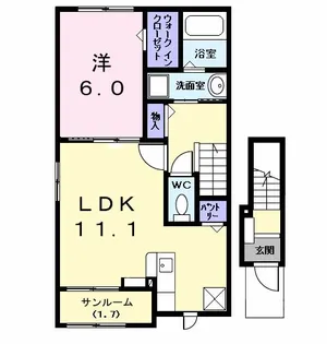 Pote(ポテ)【2階】の間取り