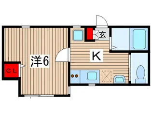 オージーパークハウス【1階】の間取り