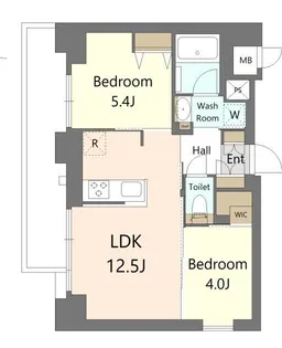 S-RESIDENCE王子enable【2階】の間取り