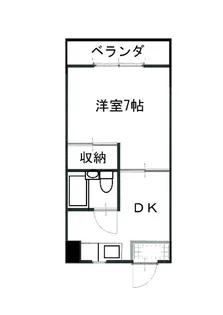 本大ビジネスホテル2号館【2階】の間取り