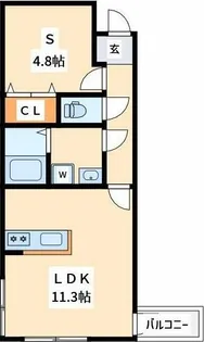 グリーンヒル高田【3階】の間取り