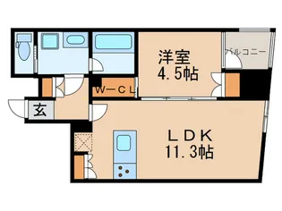 アーバネックス日本橋水天宮【7階】の間取り