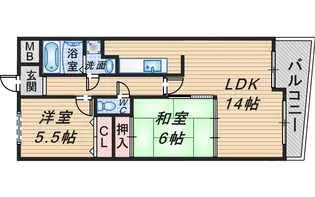 HAPPINES743【6階】の間取り