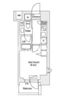 東京都豊島区南池袋1【マンション】の間取り