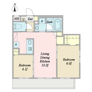 ラウレア・日暮里【3階】の間取り