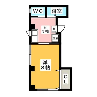 倉澤ビル【1階】の間取り