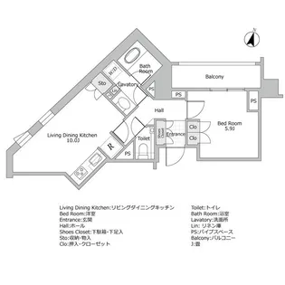 ブランズ代々木参宮橋【3階】の間取り