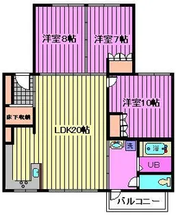 フォーサムハウスII【2階】の間取り