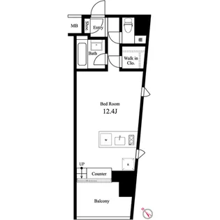 イプセ学芸大学【3階】の間取り