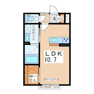 メゾン プレジール【1階】の間取り
