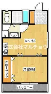 メゾンミル【1階】の間取り