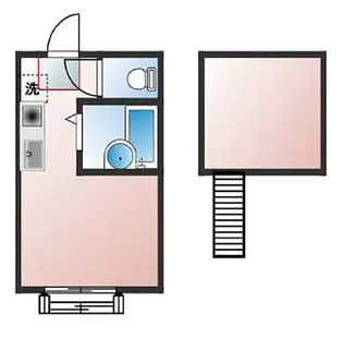 パンシオン東林間【2階】の間取り
