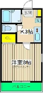 ルセアン・チェリーヒル【1階】の間取り