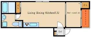 アルクグレイス【2階】の間取り