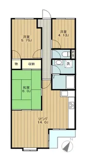 清光ヒルズ【2階】の間取り