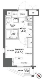 カスタリア大森II【3階】の間取り