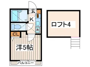 ビジュ-富士見台【2階】の間取り