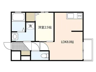 月光南観音参番館【2階】の間取り