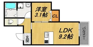 LE COCON 甚目寺II【3階】の間取り