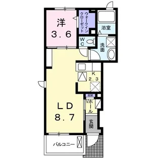 シャルマン吹上【1階】の間取り